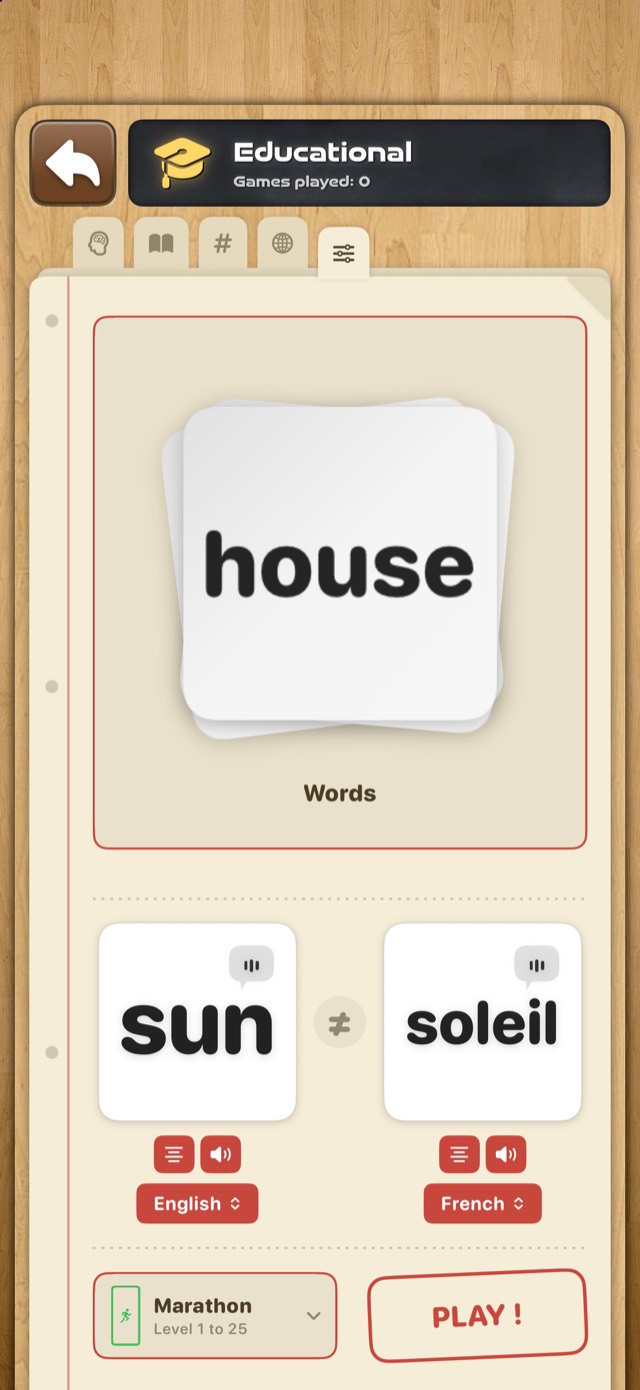 Memory • Classic Game — Educational